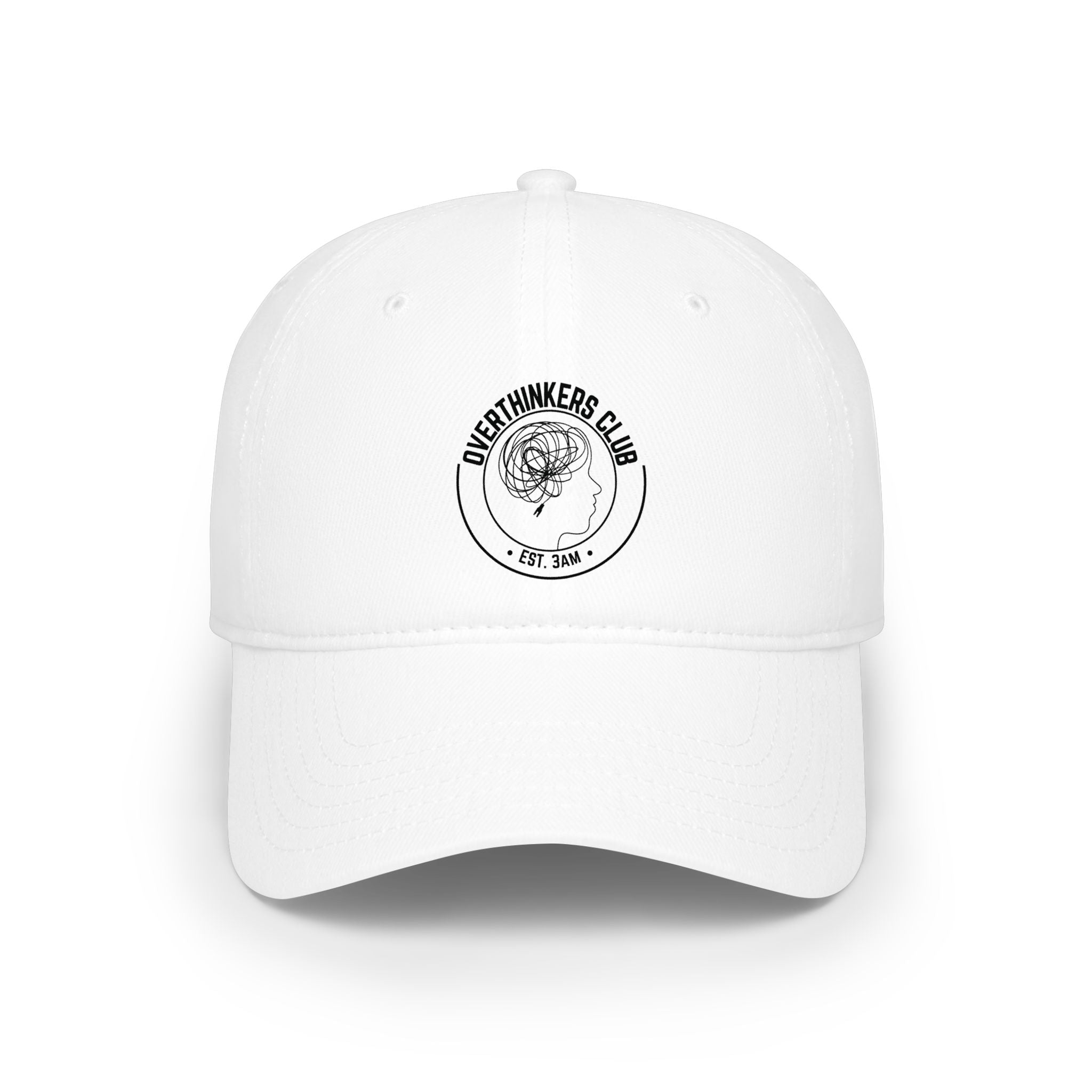 Overthinkers Club Signature Cap | White